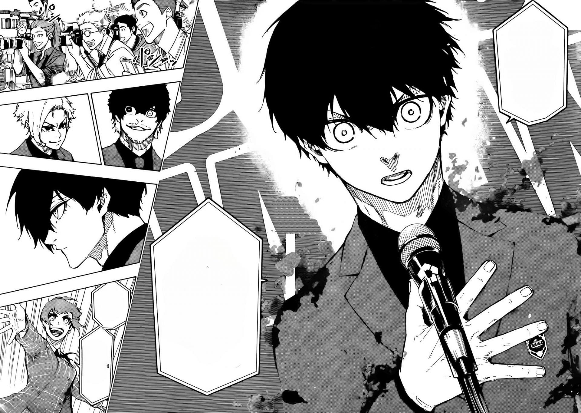 Yoichi Isagi as seen in Blue Lock chapter 303 (Image via Kodansha)